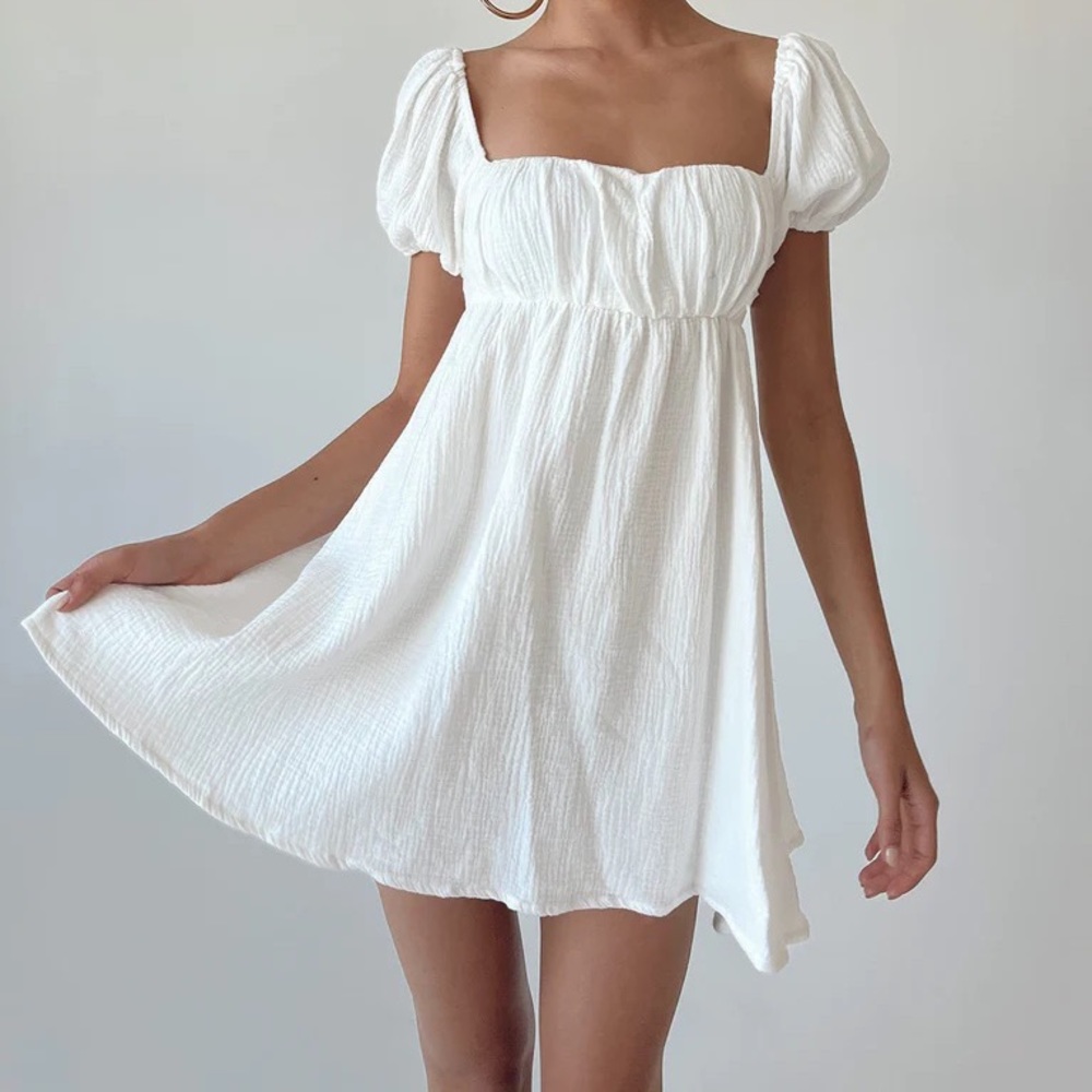 Princess Polly Let’s Dance White Mini Dress